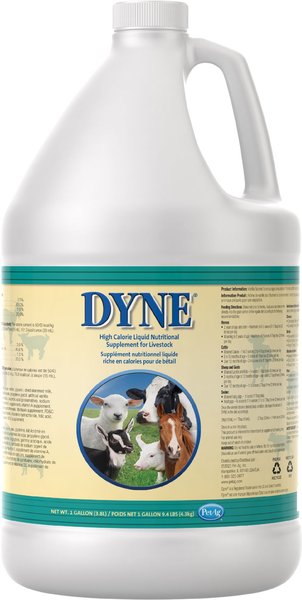 PETAG Dyne Calorie Liquid Livestock Supplement, 1-gallon bottle -