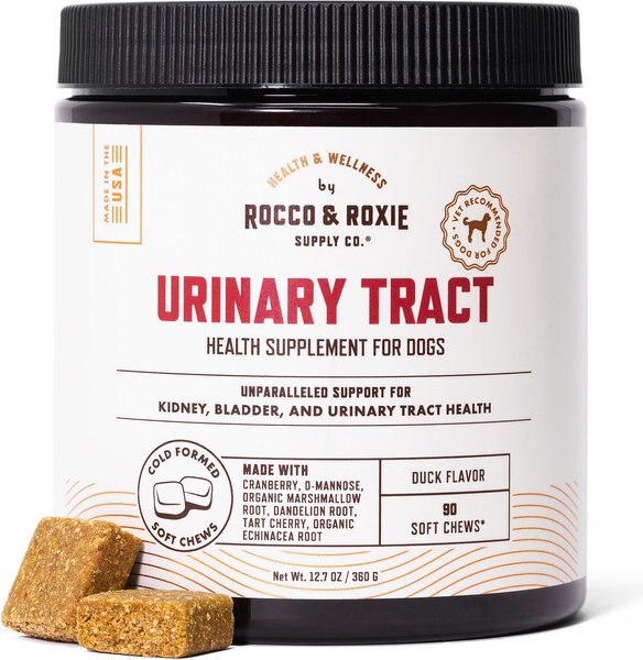 Rocco & Roxie Supply Co. Duck Flavored Chew Urinary Supplement for Dogs, 90 count