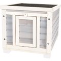 TRIXIE Outdoor Wooden Cat House, White