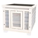TRIXIE Outdoor Wooden Cat House, White