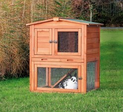 TRIXIE Rabbit Hutch with Peaked Roof slide 2 of 6