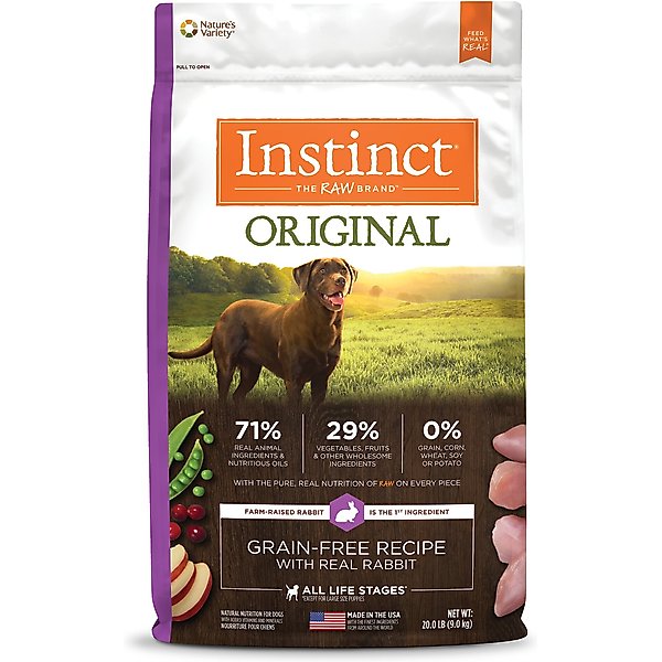 INSTINCT Original Adult GrainFree Real Beef Recipe Dry Dog Food, 20lb