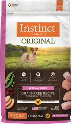 Instinct Original Small Breed Grain-Free Recipe with Real Chicken Freeze-Dried Raw Coated Dry Dog Food, 11-lb bag