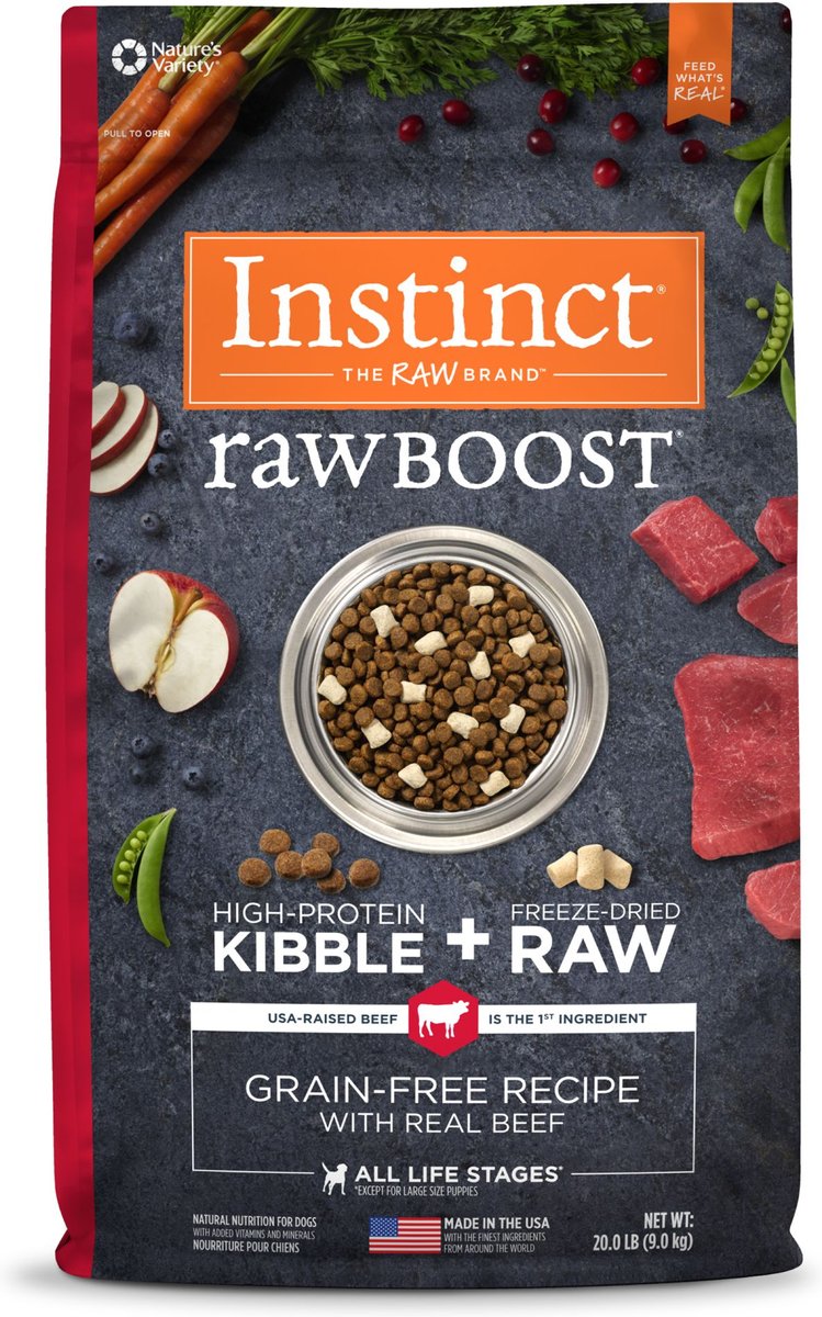 Instinct Raw Boost Raw Dog Food with Real Beef