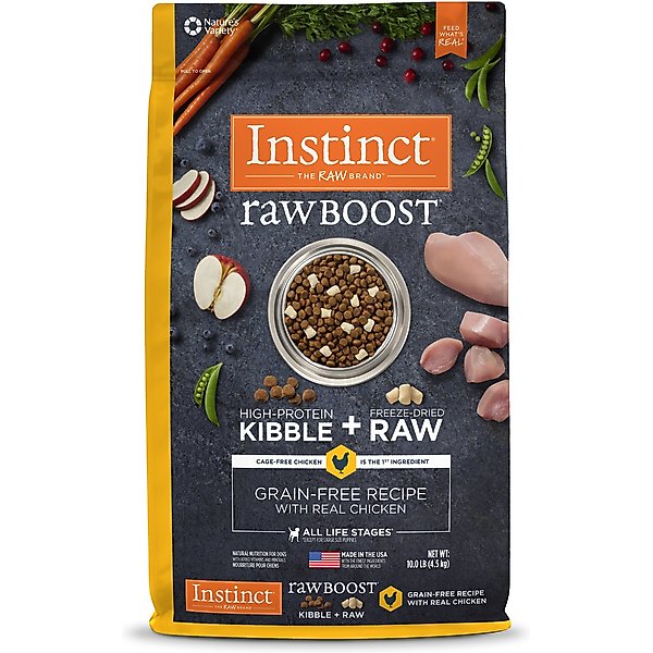 INSTINCT Raw Boost Puppy GrainFree Real Chicken Recipe Dry Dog Food