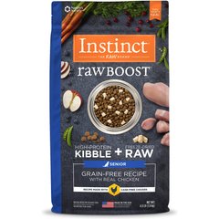 Instinct Raw Boost Senior Grain-Free Real Chicken Recipe Dry Dog Food, 4-lb bag