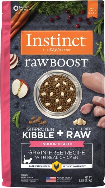 Instinct Raw Boost Real Chicken Recipe Grain-Free Dry Cat Food