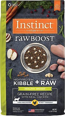 Instinct Raw Boost Healthy Weight Recipe Grain Free Dry Cat Food