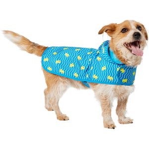 Frisco Lightweight Rubber Ducky Dog Raincoat, Large