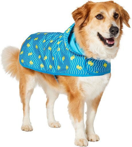 Frisco Lightweight Rubber Ducky Dog Raincoat, X-Large