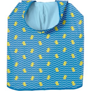 Frisco Lightweight Rubber Ducky Dog Raincoat, Blue, X-Large