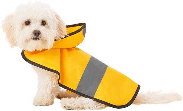 Frisco Rainy Days Dog Raincoat, Yellow, X-Small slide 1 of 10