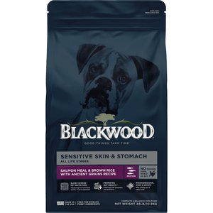 Blackwood Sensitive Skin & Stomach Adult Salmon Meal & Brown Rice with Ancient Grains Dry Dog Food