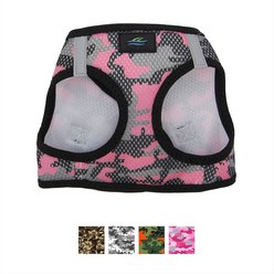 Doggie Design American River Camouflage Dog Harness, Pink Camouflage, Medium