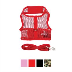 Doggie Design Cool Mesh Netted Dog Harness with Matching Leash, Red, Small slide 1 of 4