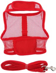 Doggie Design Cool Mesh Netted Dog Harness with Matching Leash, Red, Small slide 2 of 4