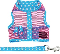 Doggie Design Cool Mesh Netted Under the Sea Flip Flop Dog Harness, X-Small