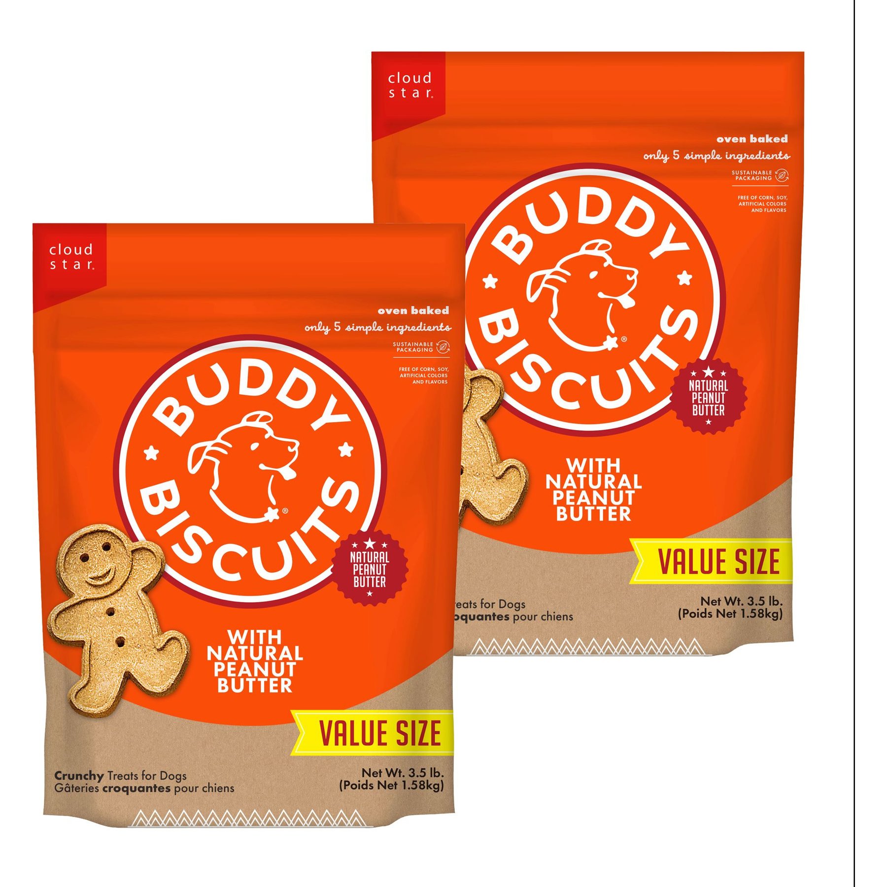 Buddy biscuits peanut butter best sale