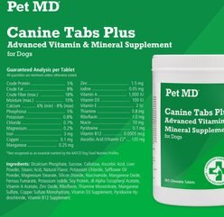 Pet MD Canine Tabs Plus Advanced Vitamin & Mineral Dog Supplement, 365 count slide 2 of 5
