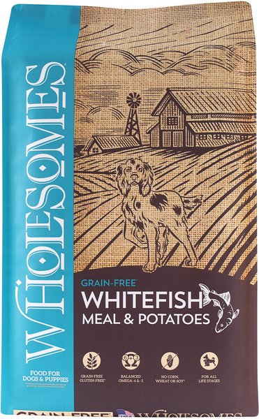 wholesome dog food whitefish