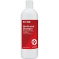 Pet MD Antiseptic & Antifungal Medicated Dog, Cat & Horse Shampoo, 16-oz bottle