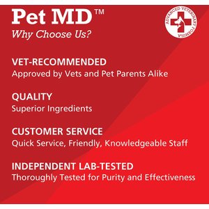 Pet MD Antiseptic & Antifungal Medicated Dog, Cat & Horse Shampoo, 16-oz bottle