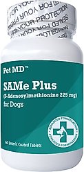 Pet MD SAMe Plus Dog Supplement, 60 count