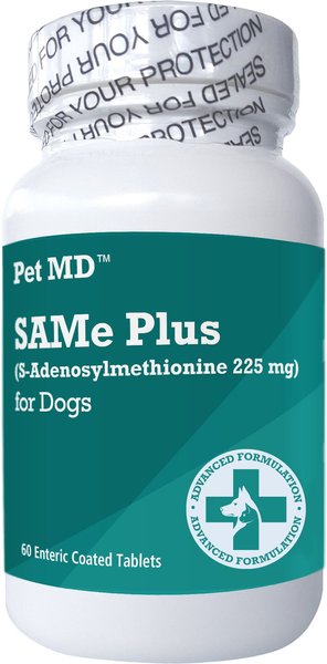 Pet MD SAMe Plus Dog Supplement, 60 count slide 1 of 4