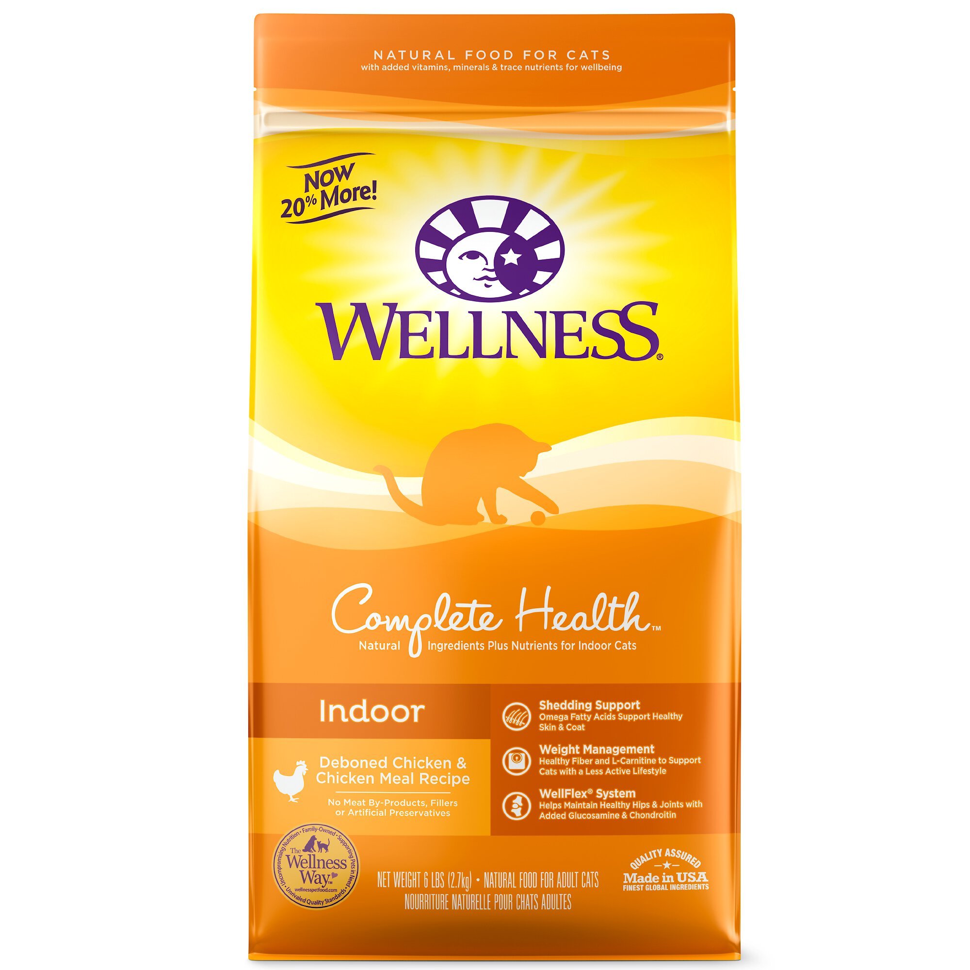 WELLNESS Complete Health Chicken Indoor Dry Cat Food Customer Questions