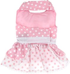 Doggie Design Polka Dot & Lace Dog Dress Set with Matching Leash, X-Small slide 2 of 4