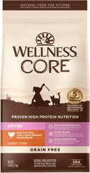 Wellness CORE Grain-Free Kitten Formula Natural Dry Cat Food, 5-lb bag