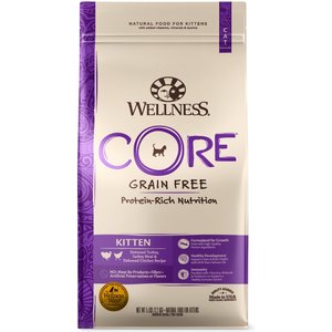 Wellness CORE Grain-Free Kitten Formula Dry Cat Food, 5-lb bag