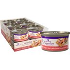 Wellness CORE Signature Selects Flaked Skipjack Tuna & Wild Salmon Entree in Broth Grain-Free Natural Canned Cat Food, 2.8-oz, case of 12