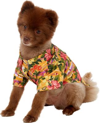 Show full view: Doggie Design Hawaiian Sunset Hibiscus Dog & Cat Camp Shirt, Large slide 5 of 8