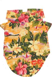 Doggie Design Hawaiian Sunset Hibiscus Dog & Cat Camp Shirt, XX-Large slide 2 of 5