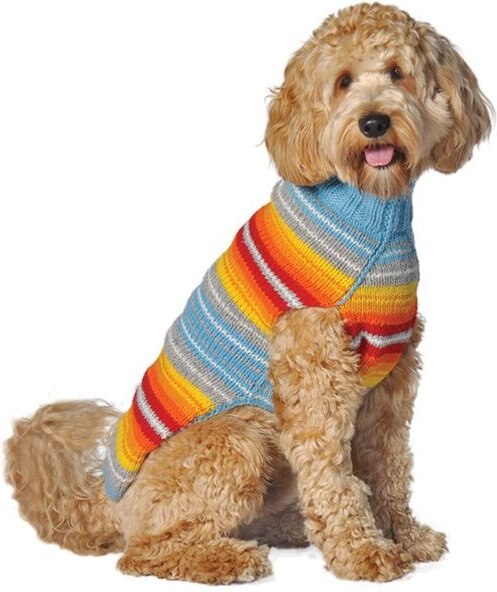 Chilly Dog Turq Serape Dog & Cat Sweater
