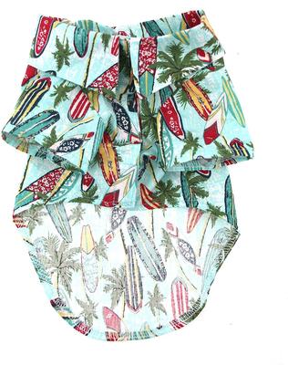 Show full view: Doggie Design Hawaiian Surfboard & Palms Camp Shirt, Large slide 2 of 7