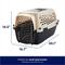 Show in main carousel: Frisco Plastic Dog & Cat Kennel, Almond & Black, Small slide 2 of 9