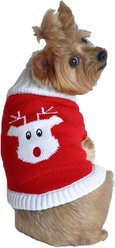 Doggie Design Rudolph Holiday Dog Sweater, XX-Large