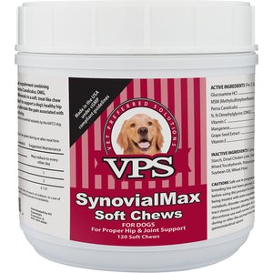 VPS SynovialMax Hip & Joint Support Soft Chew Dog Supplement, 120 count
