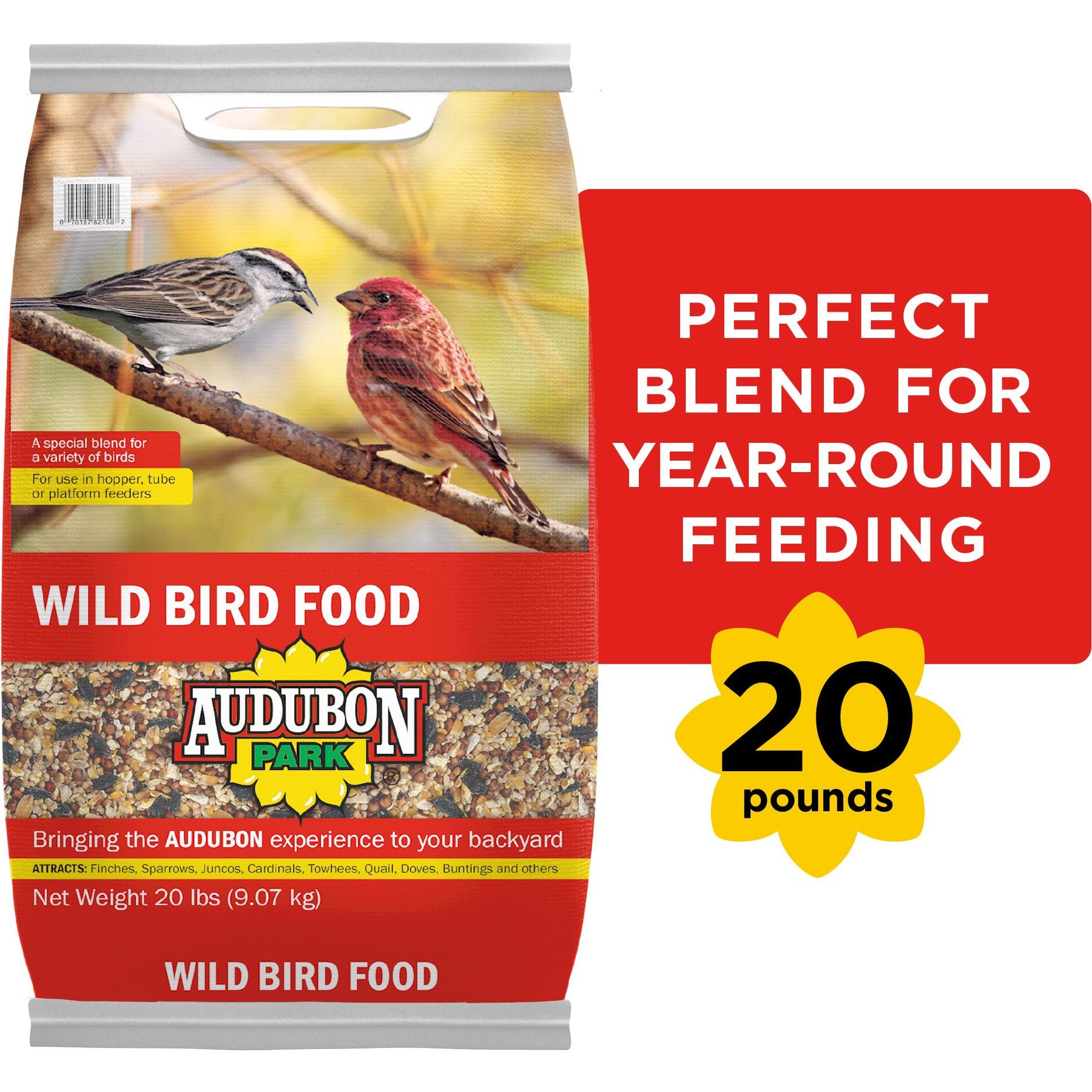 AUDUBON PARK Cardinal Blend Wild Bird Food, 4-lb bag 