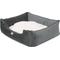 Show in main carousel: Majestic Pet Velvet Contemp Lounge Bolster Dog Bed with Removable Cover, Steel, Large slide 3 of 5