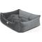 Show in main carousel: Majestic Pet Velvet Contemp Lounge Bolster Dog Bed with Removable Cover, Steel, Large slide 5 of 5