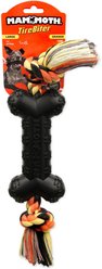 Mammoth TireBiter Advanced Bone Premium Cotton Poly Color Rope Tug Dog Toy, Assorted Colors, Large