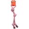 Show in main carousel: Mammoth Flossy Chews EXTRA Premium Cotton Poly Color Twin Rope Tug with Handle Dog Toy, Assorted Colors, Large slide 1 of 2
