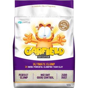 Garfield Cat Litter Ultimate Clump Unscented Clumping Corn Cat Litter, 10-lb