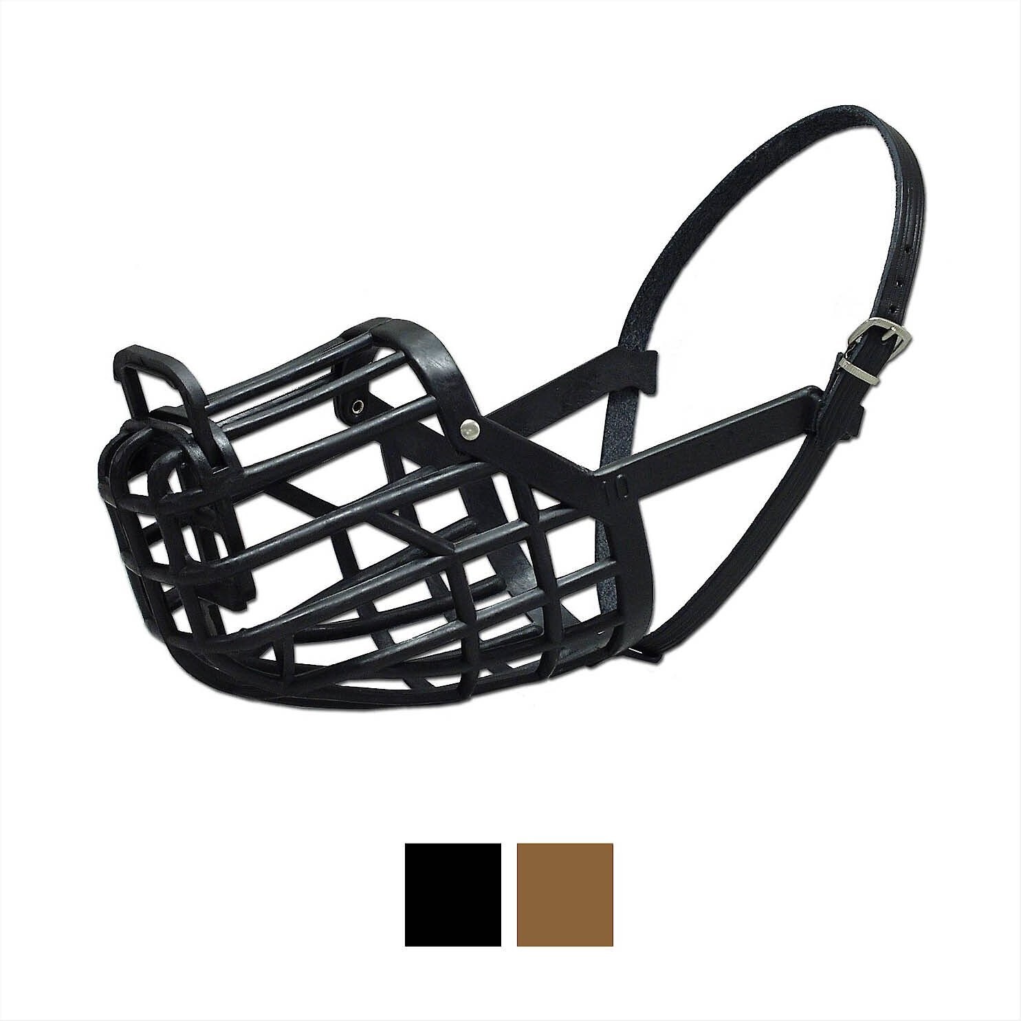 OMNIPET Italian Basket Dog Muzzle, Black, Size 6