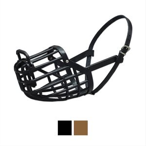 OmniPet Italian Basket Dog Muzzle, Black, Size 10