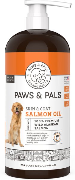 Paws & Pals Wild Alaskan Salmon Oil Dog & Cat Supplement slide 1 of 4