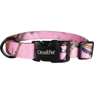 OmniPet RealTree APC Pink Camouflage Kwik Klip Dog Collar, Small